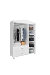 MERLİN MOBİLYA Torino Beyaz-Antrasit Detaylı Genç Odası Takımı , Çalışma Masası ve Kitaplık - 7