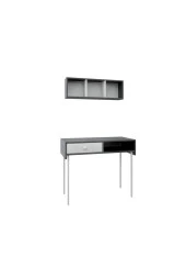 MERLİN MOBİLYA Major Antrasit Duvara Monte Çalışma Masası Ve Üst Modül - 7