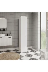 MERLİN MOBİLYA Merlin Mobilya SAVANA M ÇOK AMAÇLI BANYO KİLER DOLABI - 1