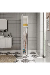 MERLİN MOBİLYA Merlin Mobilya SAVANA M ÇOK AMAÇLI BANYO KİLER DOLABI - 2