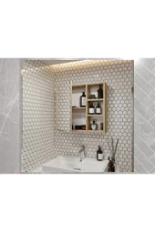 MERLİN MOBİLYA Merlin Mobilya Yare Lefkas Banyo Dolabı 65' - 2