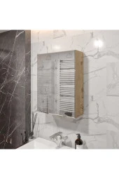 MERLİN MOBİLYA Taye Tam Aynalı Banyo Dolabı Lefkas - 1