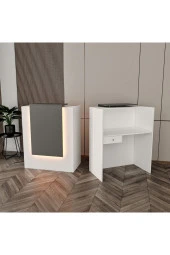 MERLİN MOBİLYA COOL LEDLİ 1 ÇEKMECELİ KARŞILAMA BANKOSU - 3