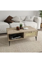 MERLİN MOBİLYA Diamond Tek Çekmeceli 1 Bölmeli Orta Sehpa - 1