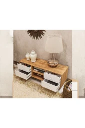 MERLİN MOBİLYA Suit 4 Çekmece 6 Bölmeli Tv Ünitesi - 2