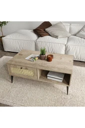 MERLİN MOBİLYA Diamond Tek Çekmeceli 1 Bölmeli Orta Sehpa - 3