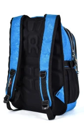 Elatae Unisex Ortopedik Çok Gözlü Günlük Seyahat Okul Sırt Çantası Mavi 2226 thumbnail 5