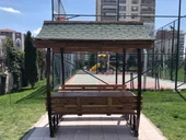 Japon Çatılı Piknik Masası PTB12M, Metal 8 Kişilik - 7