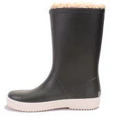 İgor W10207 Splash Nautico Borreguito Haki Ortopedik Kürklü Erkek Çocuk Yağmur Çizme - 3