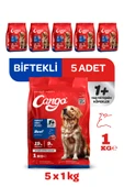 Cango Yetişkin Köpek Maması Etli Biftekli 1 Kg 5'li - 2
