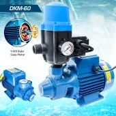 Rowemax İbeltech BAKIR-DKM60 0.37KW 0.5HP 1" Bakır Sargılı Paket Hidrofor Sistem Su Pompa Motoru - 3