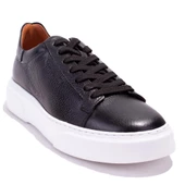 Hammer Jack 8318311 Siyah Beyaz Ortopedik Günlük Erkek Deri Ayakkabı thumbnail 1