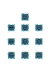 10 Adet Grano Metalik Füme Topraklı Priz Çerçevesiz 10'lu Paket/set - 1
