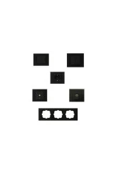 Grano Siyah Anahtar & Priz Seti thumbnail 1