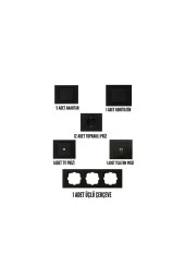 Grano Siyah Anahtar & Priz Seti thumbnail 2