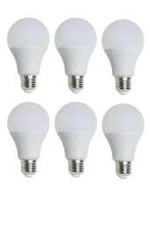 E 27 Duy Uyumlu Beyaz Led Ampül Ct4277 9w 6 Adet - 1