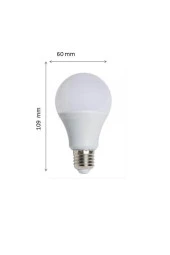 -4277 9w Led Ampul E-27 Duylu Beyaz Işık 8 Adet - 3