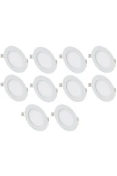 CT-5145 6 WATT SLİM LED PANEL BEYAZ IŞIK CATA 10 adet - 1