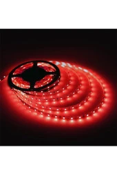 3 Çipli 5metre Kırmızı Şerit Led Iç Ve Iç Mekan Aydınlatma - 1