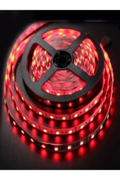 3 Çipli 5metre Kırmızı Şerit Led Iç Ve Iç Mekan Aydınlatma - 2