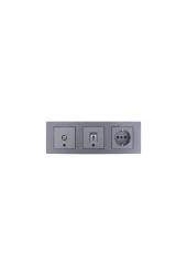 Grano Füme Üçlü Set Tv Nümeris Priz - 1