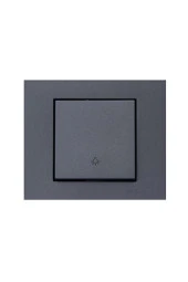 Seldur Grano Füme Light Anahtarı + Çerçeve - 1