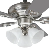Hunter Fan - Seville Fırçalanmış Nikel - 112 Cm. 3 lü Aydınlatmalı Tavan Vantilatörü - 4