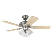 Hunter Fan - Seville Fırçalanmış Nikel - 112 Cm. 3 lü Aydınlatmalı Tavan Vantilatörü - 1