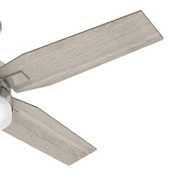 Hunter Fan - Mercado Fırçalanmış Nikel - 127 Cm. Aydınlatmalı ve Uzaktan Kumandalı Tavan Vantilatörü - 4