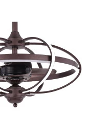 Breeze - Ayvalık DC Motor - 56 Cm. Led Aydınlatmalı Ve Uzaktan Kumandalı Tavan Vantilatörü - 2