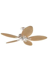 Hunter Fan - Savoy Beyaz - 137 Cm. Palmiye Kanatlı Tavan Vantilatörü thumbnail 1