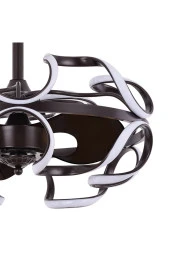 Breeze - Çeşme DC Motor 56 Cm. Led Aydınlatmalı Ve Uzaktan Kumandalı Tavan Vantilatörü - 3