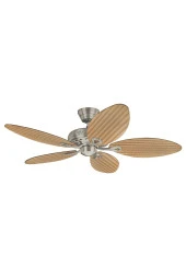 Hunter Fan - Savoy Fırçalanmış Nikel - 137 Cm. Palmiye Yaprağı Şekilli Tavan Vantilatörü - 2