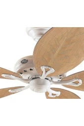 Hunter Fan - Savoy Beyaz - 137 Cm. Palmiye Kanatlı Tavan Vantilatörü thumbnail 3