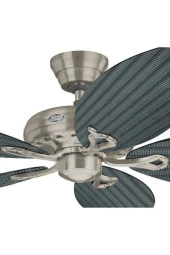 Hunter Fan - Savoy Fırçalanmış Nikel - 137 Cm. Palmiye Yapraklı Tavan Vantilatörü - 3