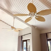 Hunter Fan - Savoy Beyaz - 137 Cm. Palmiye Kanatlı Tavan Vantilatörü thumbnail 6