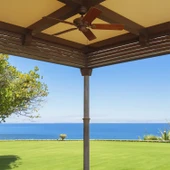 Hunter Fan - Outdoor Elements II Eskitme Kiremit - 132 Cm. Dış Mekan Tavan Vantilatörü - 6