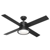 Hunter Fan - Hunter - Loki Mat Siyah - 132 Cm. Aydınlatmalı ve Uzaktan Kumandalı Tavan Vantilatörü thumbnail 2