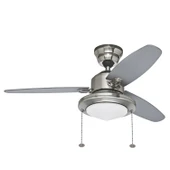 Hunter Fan - Merced Fırçalanmış Nikel - 112 Cm. Aydınlatmalı Tavan Vantilatörü - 1