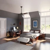 Hunter Fan - Cabo Frio Çağdaş Bronz - 132 Cm. Dış Mekan Uzaktan Kumandalı Tavan Vantilatörü - 6