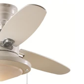 Hunter Fan - Merced Tebeşir Beyazı - 112 Cm. Aydınlatmalı Tavan Vantilatörü - 3