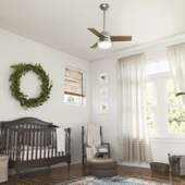 Hunter Fan - Finley Fırçalanmış Nikel - 92 Cm. Aydınlatmalı ve Uzaktan Kumandalı Tavan Vantilatörü - 5