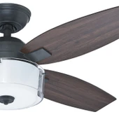Hunter Fan - Central Park Yıpranmış Çelik - 107 Cm. Aydınlatmalı ve Uzaktan Kumandalı Tavan Vantilatörü - 2