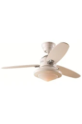 Hunter Fan - Merced Tebeşir Beyazı - 112 Cm. Aydınlatmalı Tavan Vantilatörü - 1