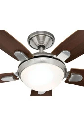 Hunter Fan - Contempo Fırçalanmış Nikel - 132 Cm. Aydınlatmalı ve Uzaktan Kumandalı Tavan Vantilatörü - 3