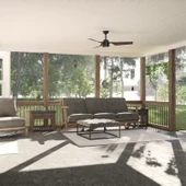 Hunter Fan - Cabo Frio Çağdaş Bronz - 132 Cm. Dış Mekan Uzaktan Kumandalı Tavan Vantilatörü - 5