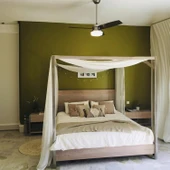 Hunter Fan - Galileo Fırçalanmış Nikel - 122 Cm. Aydınlatmalı ve Uzaktan KumandalıTavan Vantilatörü - 7