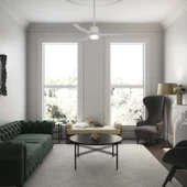 Hunter Fan - Harmony Beyaz - 137 Cm. Aydınlatmalı ve Uzaktan Kumandalı Tavan Vantilatörü - 4