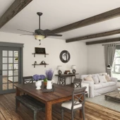 Hunter Fan - Builders Deluxe Çağdaş Bronz - 132 Cm. Aydınlatmalı Tavan Vantilatörü - 4