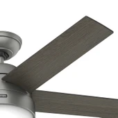 Hunter Fan - Stile Mat Gümüş - 117 Cm. Aydınlatmalı ve Uzaktan Kumandalı Tavan Vantilatörü - 6